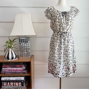 Johnny Was Floral Print Silk Dress size XS